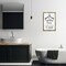 Stupell Industries Laundry Room with Hanger Framed Floater Canvas Wall Art Design by Martina Pavlova